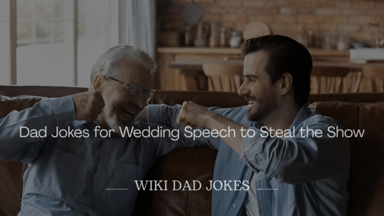 Dad Jokes for Wedding Speech