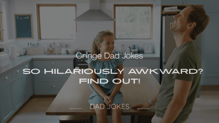 Image of 220+ cringe dad jokes with funny dad puns about food and superheroes, sparking family laughs and eye-rolls.