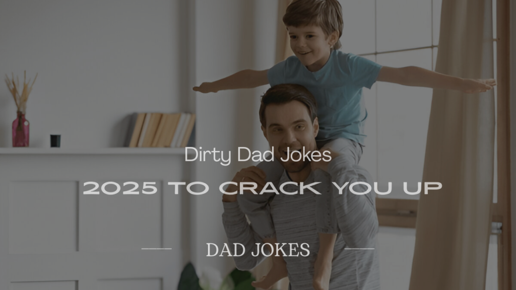 Muddy shovel with 200+ dirty dad jokes 2025, bursting with funny dirty dad jokes spark.